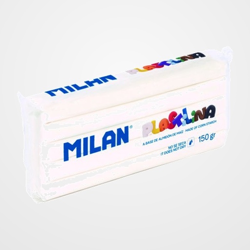 PLASTILINA MILAN 150g BLANCO