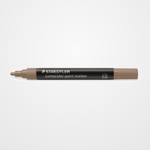 ROTULADOR ACRILICO STAEDTLER 349 LUMOCOLOR PAINT PERMANENTE GRIS CLARO CALIDO