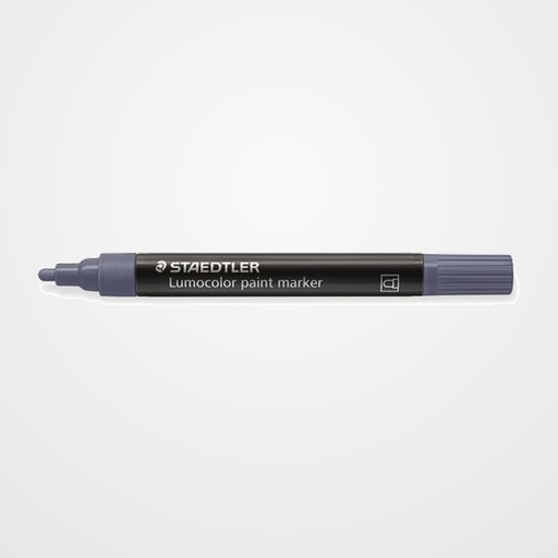 ROTULADOR ACRILICO STAEDTLER 349 LUMOCOLOR PAINT PERMANENTE GRIS PALOMA