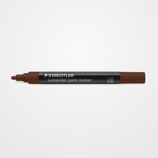 ROTULADOR ACRILICO STAEDTLER 349 LUMOCOLOR PAINT PERMANENTE MARRON