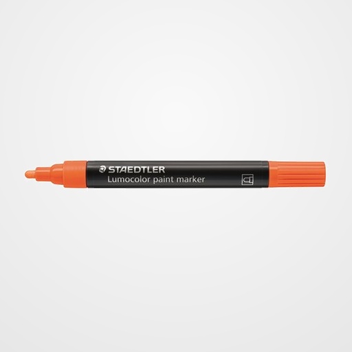 ROTULADOR ACRILICO STAEDTLER 349 LUMOCOLOR PAINT PERMANENTE NARANJA