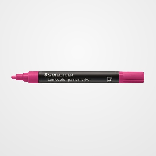 ROTULADOR ACRILICO STAEDTLER 349 LUMOCOLOR PAINT PERMANENTE ROSA