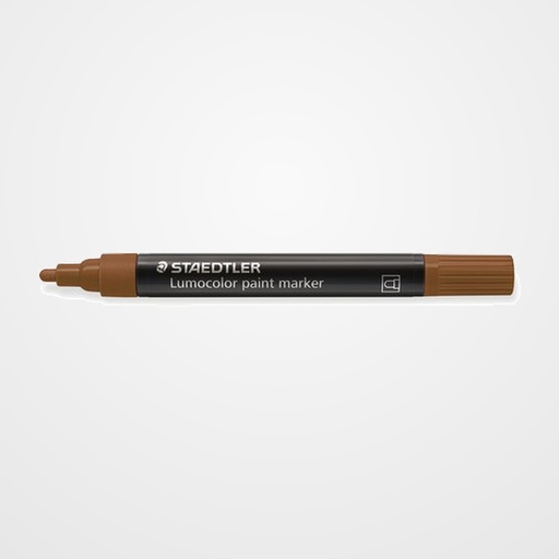 ROTULADOR ACRILICO STAEDTLER 349 LUMOCOLOR PAINT PERMANENTE SIENA TOSTADA