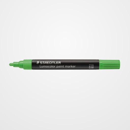 ROTULADOR ACRILICO STAEDTLER 349 LUMOCOLOR PAINT PERMANENTE VERDE CLARO