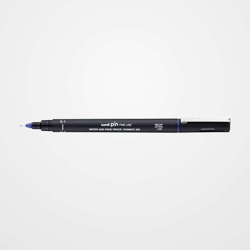 ROTULADOR CALIBRADO UNI-BALL PIN 0,1 mm AZUL
