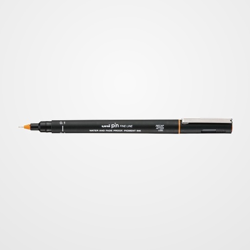 ROTULADOR CALIBRADO UNI-BALL PIN 0,1 mm NARANJA