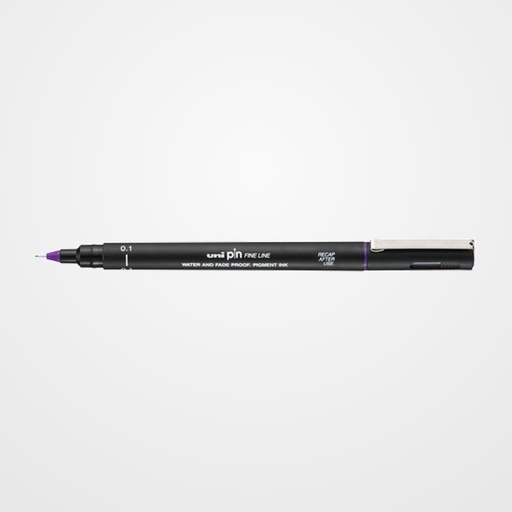 ROTULADOR CALIBRADO UNI-BALL PIN 0,1 mm PURPURA