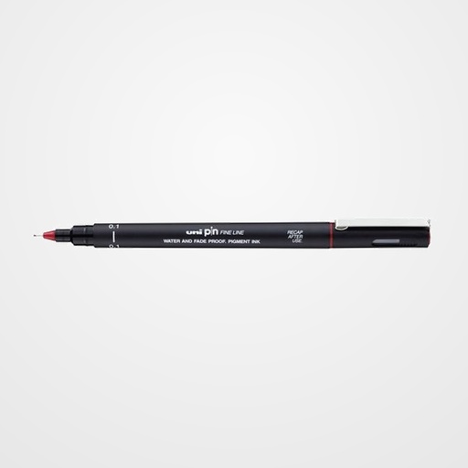 ROTULADOR CALIBRADO UNI-BALL PIN 0,1 mm ROJO