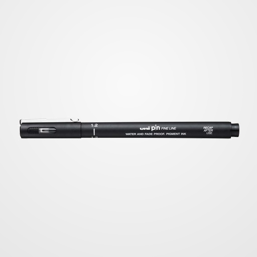 ROTULADOR CALIBRADO UNI-BALL PIN 1,2 mm NEGRO