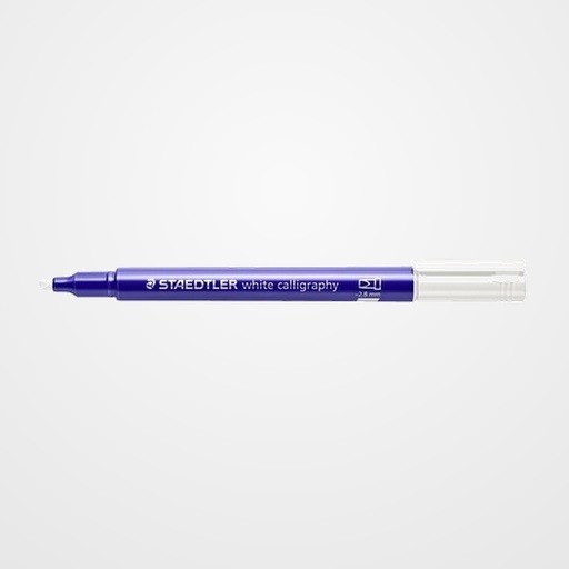 ROTULADOR FIBRA STAEDTLER METALLIC CALLIGRAPHY CALIGRAFIA BLANCO ESTUCHE de 10