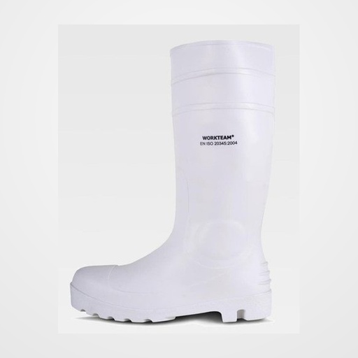 BOTA SEGURIDAD POCERA WORKTEAM NITRILO/PVC P2401 TALLA 37 BLANCA