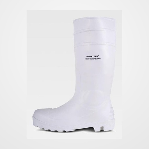 BOTA SEGURIDAD POCERA WORKTEAM NITRILO/PVC P2401 TALLA 46 BLANCA