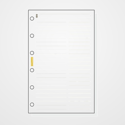 RECAMBIO AGENDA FINOCAM C254 CLASSIC 602 73x114 TELEF. 50h