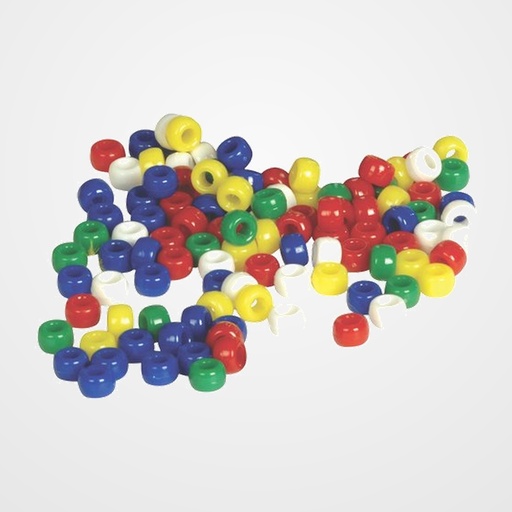 ABALORIOS PLASTICO  NIEFENVER 300 UNIDADES COLORES OPACOS SURTIDOS