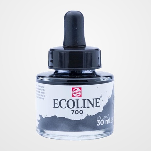ACUARELA LIQUIDA ECOLINE  30 ml (frasco) NEGRO