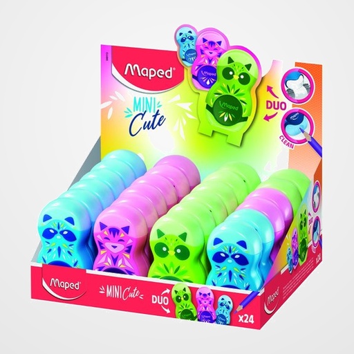 AFILABORRA MAPED LOOPY MINI CUTE  EXPOSITOR DE 24