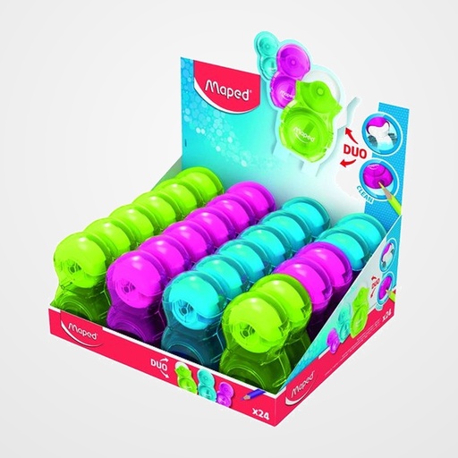 AFILABORRA MAPED LOOPY TACTO TRANSLUCIDO EXPOSITOR DE 24