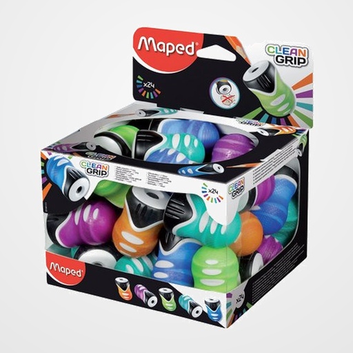 AFILALAPIZ MAPED CLEAN GRIP 1 USO EXPOSITOR de 24