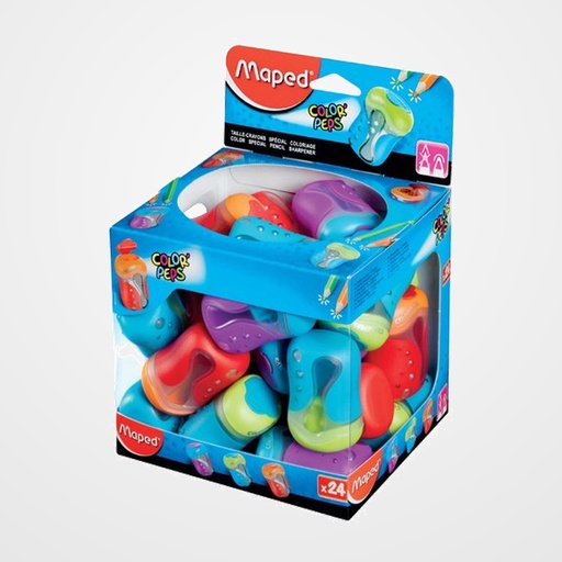AFILALAPIZ MAPED COLOR PEPS 2 ORIFICIOS EXPOSITOR de 24