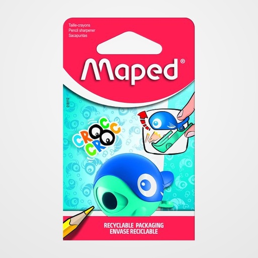 AFILALAPIZ MAPED 1 USO CROC CROC EASY BALLENA CON DEPOSITO BLISTER de 1