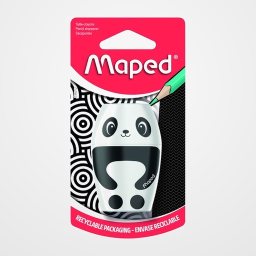 AFILALAPIZ MAPED 1 USO SHAKER FANCY PANDA CON DEPOSITO BLISTER de 1