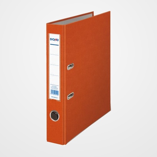 ARCHIVADOR DOHE palanca PLASTIF.COLOR A4 50mm NARANJA
