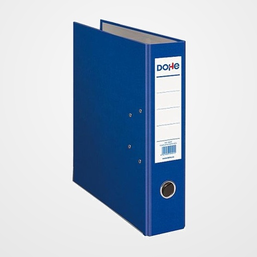 ARCHIVADOR DOHE palanca PLASTIF.COLOR Fº 75mm AZUL