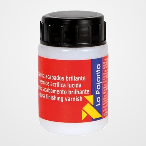 BARNIZ LA PAJARITA BRILLANTE al AGUA 35 ml (frasco)