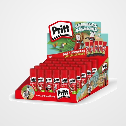 BARRA de PEGAMENTO PRITT 43g GRANDE EXPOSITOR de 30