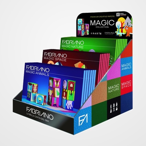 BLOC FABRIANO MANUAL MAGIC EXPOSITOR SOBREMESA 30 SOBRES