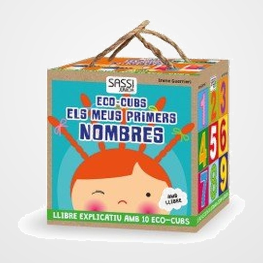 BLOQUES Y LIBRO SASSI MANOLITO BOOKS ELS MEUS PRIMERS NOMBRES - CATALAN 10 PIEZAS (+2 años)
