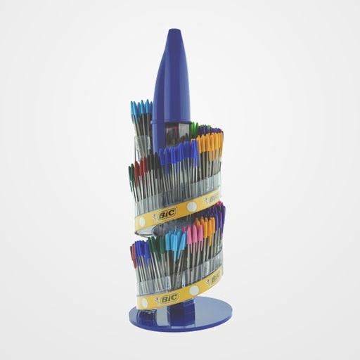 BOLIGRAFO BIC CRISTAL EXPOSITOR MEGA FAMILY 250x 8373609 CRISTAL AZUL 100x 8373639 CRISTAL NEGRO 50x 8373619 CRISTAL ROJO 50x 8373629 CRISTAL VERDE 100x 929056  FUN ROSA 80x 929055  FUN MORADO 20x 927885  FUN LIMA 80x 929074  FUN TURQUESA 40x 937417  FUN NARANJA 150x 8373609 CRISTAL AZUL SIN CARGO