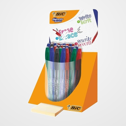 BOLIGRAFO BORRABLE BIC GEL-OCITY EXP.28