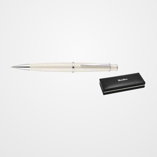BOLIGRAFO SCRIKSS CHIC 62 PERLESCENTE BLANCO (en ESTUCHE PREMIUM)