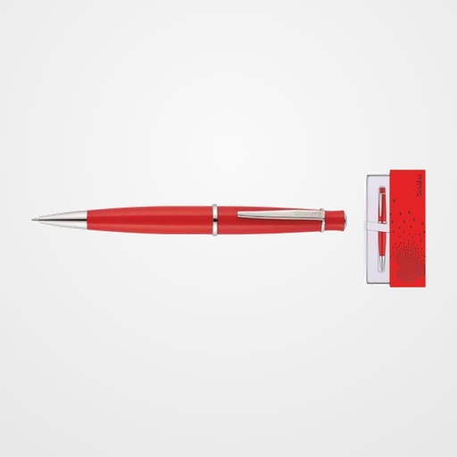 BOLIGRAFO SCRIKSS CHIC 62 ROJO (en ESTUCHE PREMIUM)