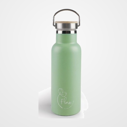 BOTELLA TERMO LACOR 500 ml ACERO INOX FLORA ECO