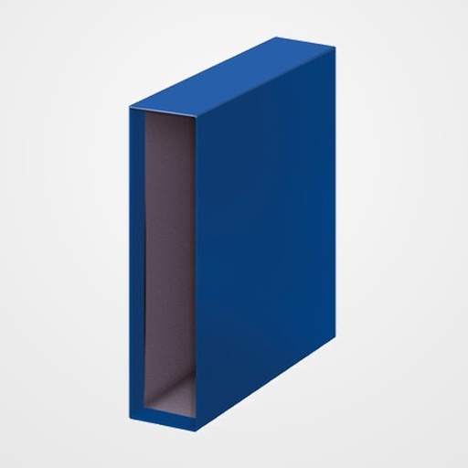 CAJA para ARCHIVADOR DOHE  Fº 82mm AZUL