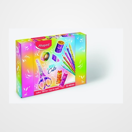 CAJA REGALO MAPED MINI CUTE 12 PIEZAS