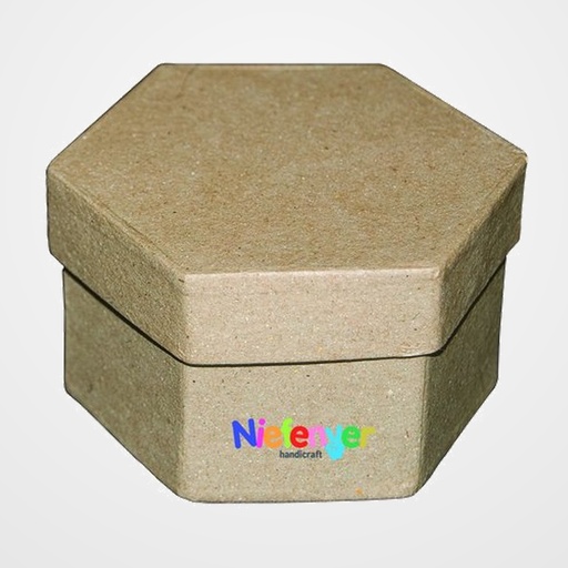 CAJAS DECORABLES NIEFENVER CARTON HEXAGONALES 7,8x5CM