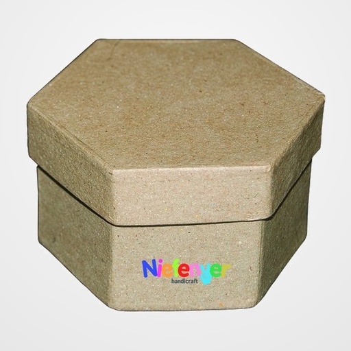 CAJAS DECORABLES NIEFENVER CARTON OCTOGONALES 9x7 CM PAQUETE DE 10