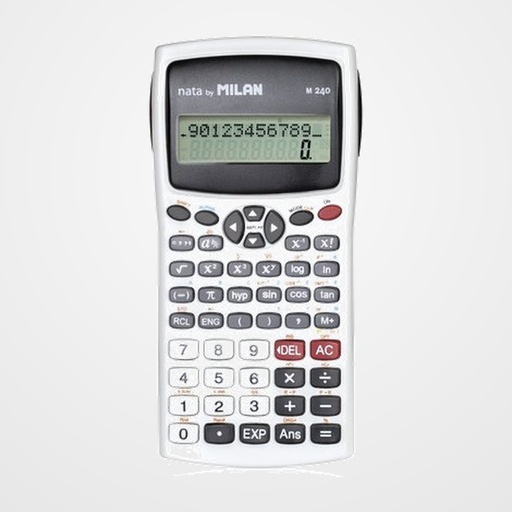 CALCULADORA CIENTIFICA MILAN 10+2 DIGITOS BLANCO (2 líneas)