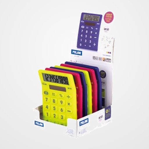 CALCULADORA SOBREMESA MILAN 10 DIGITOS ACID SURTIDO EXPOSITOR de 6