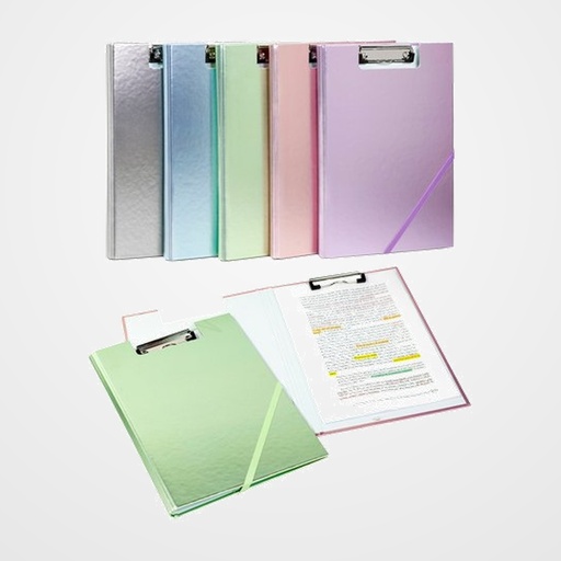 CARPETA con PINZA MINICLIP SUPERIOR CARCHIVO METAL A4 SURTIDO