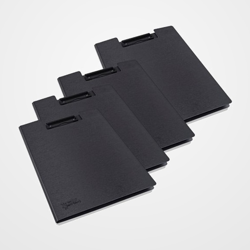 CARPETA con PINZA PORTABLOCK A4 NEGRA PACK DE 4