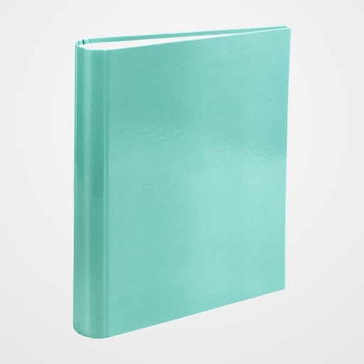 CARPETA de ANILLAS CARCHIVO SOFT CARTON PLASTIFICADO BRILLO A4 2 an.MIXTA 25mm MENTA