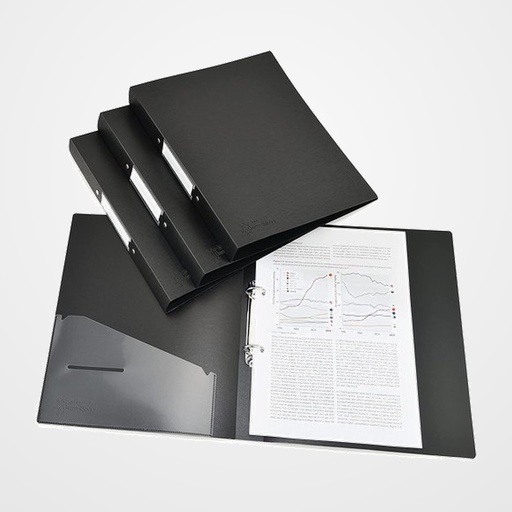 CARPETA de ANILLAS RAPESCO PP A4 2 an.35mm  NEGRO PACK de 4