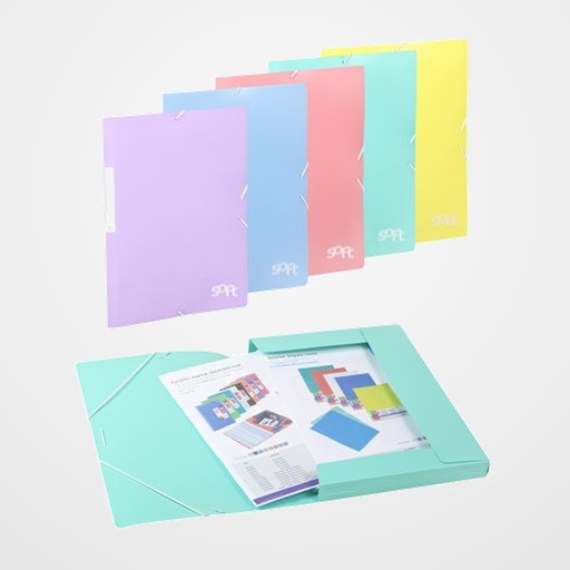 CARPETA de GOMAS y SOLAPAS CARCHIVO SOFT PP Fº TURQUESA