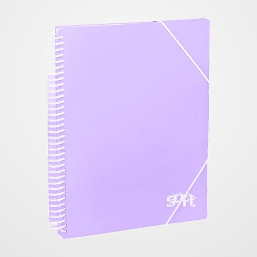 CARPETA FUNDAS (TARIFARIO) CARCHIVO SOFT PP ARCHIVEX A4  20 F. MALVA