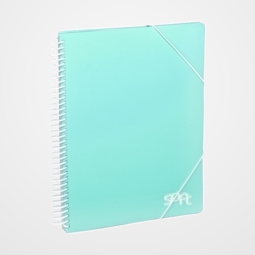 CARPETA FUNDAS (TARIFARIO) CARCHIVO SOFT PP ARCHIVEX A4  30 F. TURQUESA