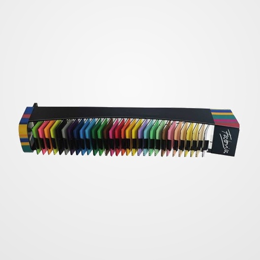 CARTULINA A4 FABRISA 180g EXPOSITOR METALICO 30P CONTENIDO 1500 uds. (30 col.x 50)